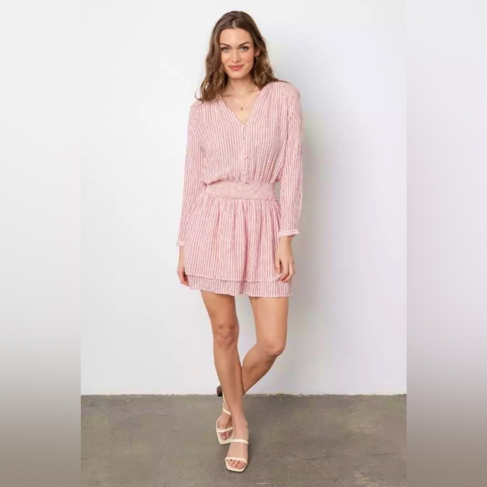 RAILS Jasmine Belmont Stripe Linen Dress